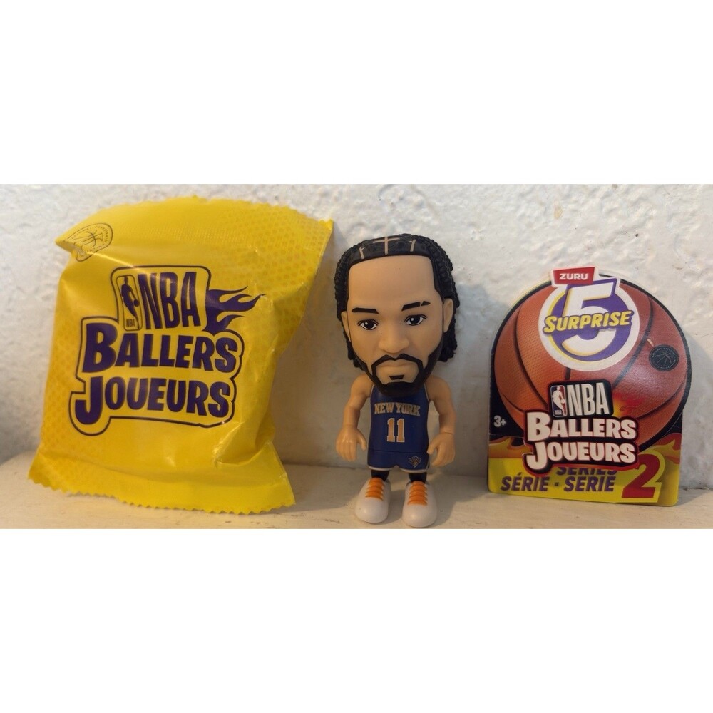 NBA Ballers - Series 2 - New York Knicks - JALEN BRUNSON Blue Jersey Finals MVP